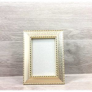 Photo Frame Ornate Gold-Tone Table Top Wall Mount Picture Display Home Décor
